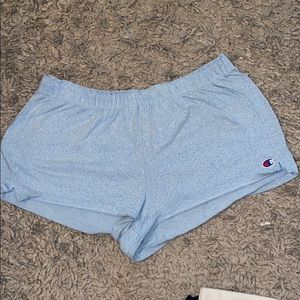 Blue champion shorts!!
